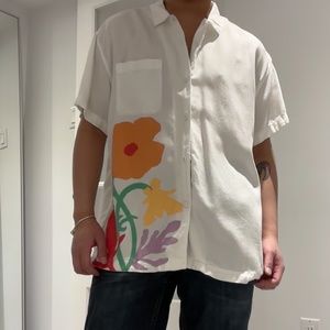 OBEY white button up